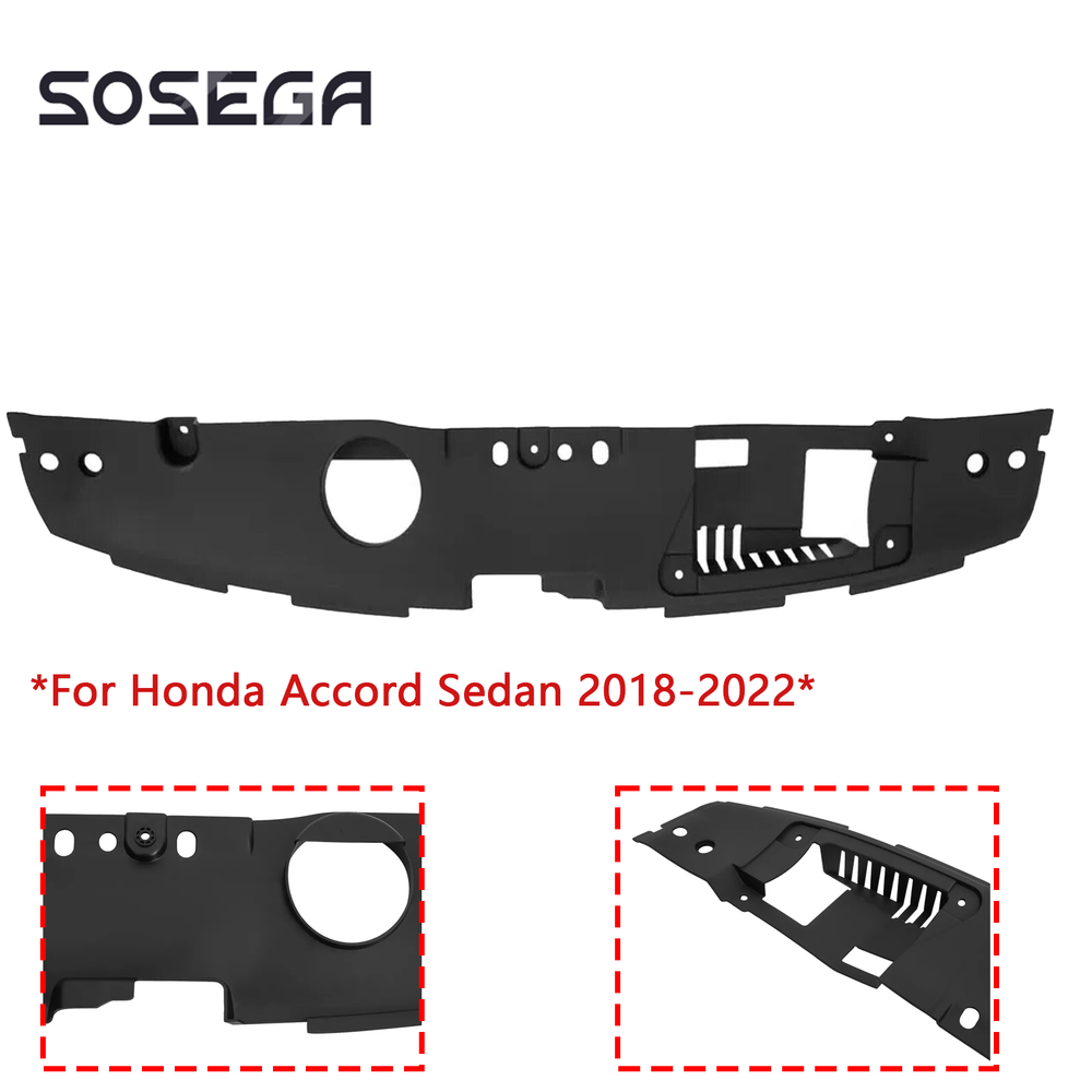For Honda Accord Sedan 18-22 BLK Front Upper Radiator Support Cover丨71125TVAA00