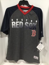 Boston Red Sox MLB Baseball Athletic Shirt Mens LARGE Genuine Merchandise