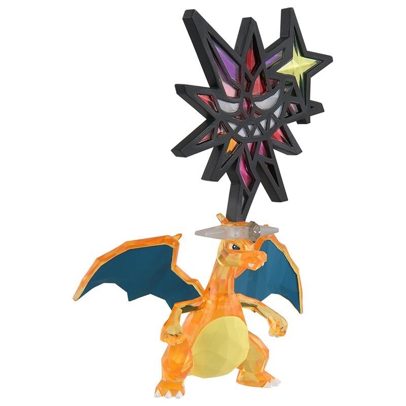Takara Tomy Pokemon Moncolle Dark Tera Type Charizard Figure Takara Tomy Pokemon Moncolle Dark Tera Type Charizard Figure