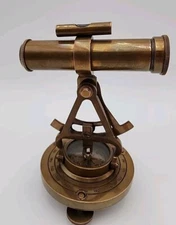 Vintage Mini Telescope With Compass Base 