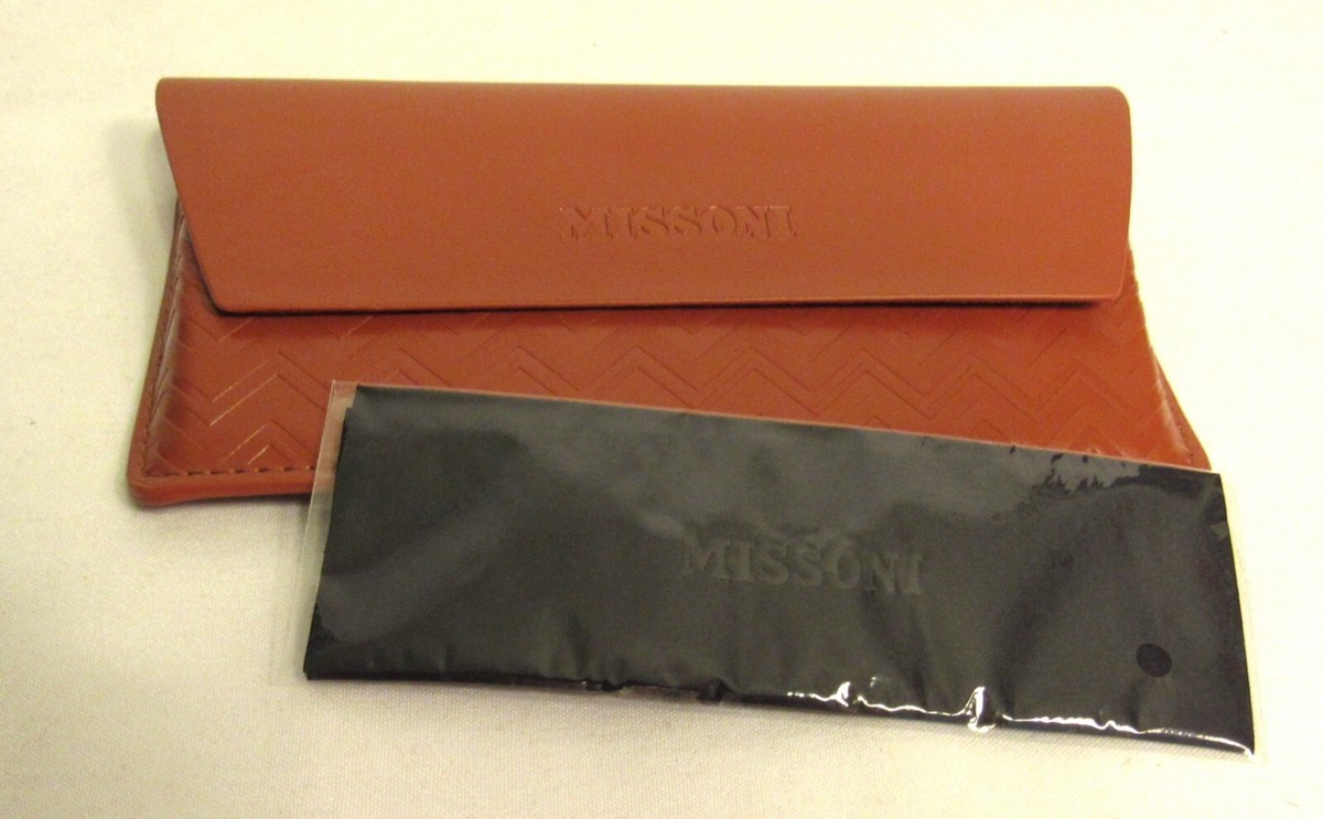 missoni designer sunglass case for women. Case only Zipper Closure Missoni Women main image 2