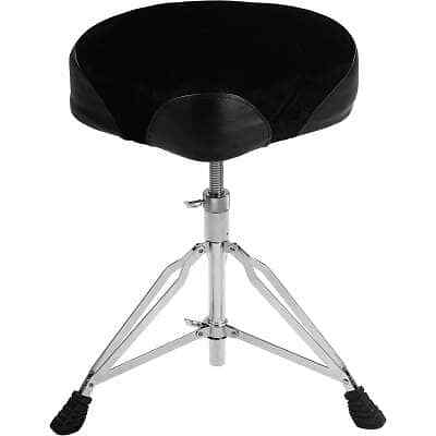 NUX Folding Drum Seat Saddle Throne Padded Seat Music Guitar Piano