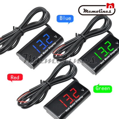 Voltmetro LED Digitale 0,56" DC3-18V IPX6 Voltmetro Impermeabile - Foto 8