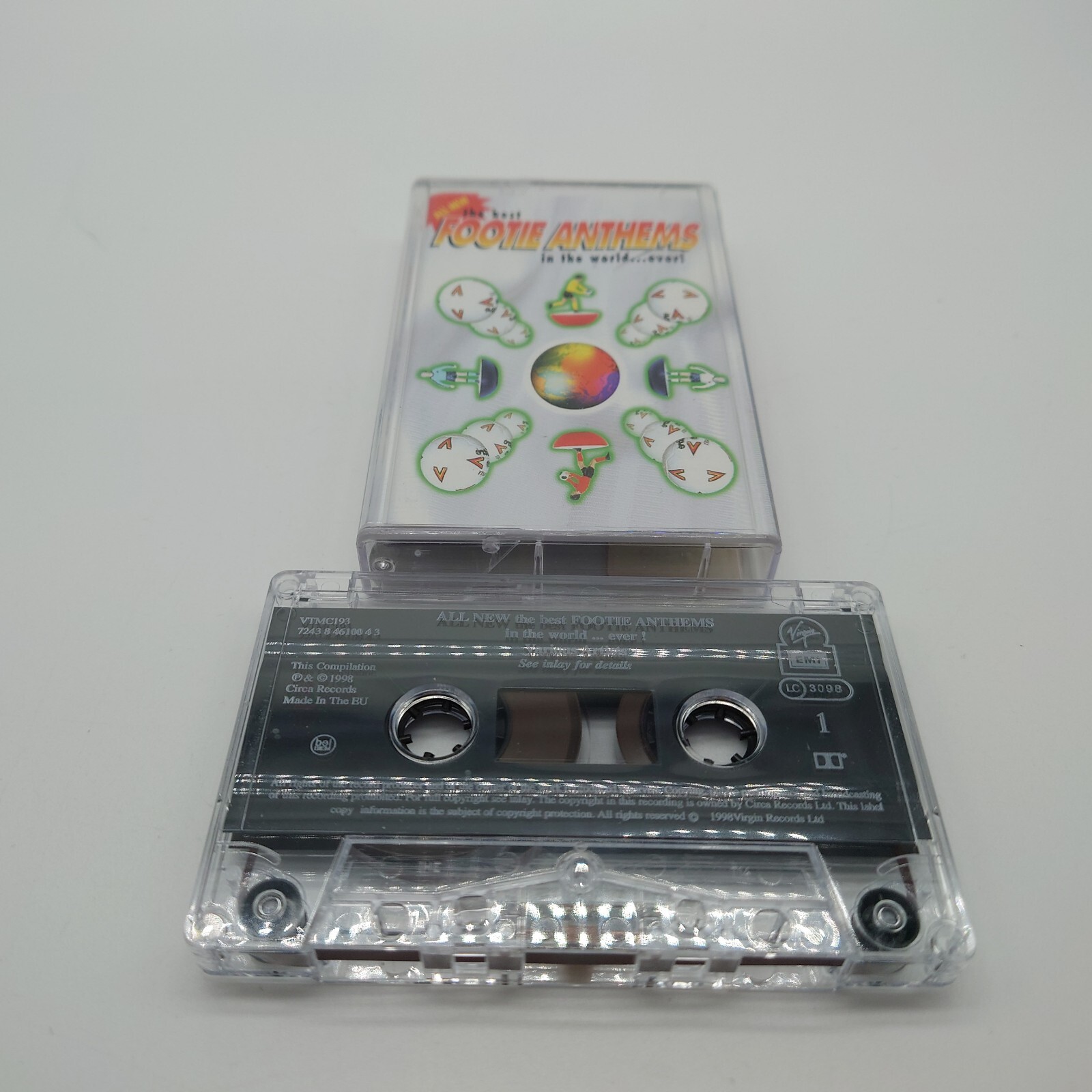 All New The Best  Footie Anthems in the World... Ever! - Cassette Tape Album VGC