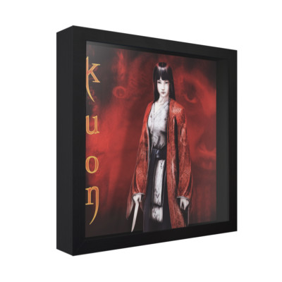Kuon - 3D Shadow Box Frame (9'' x 9'') Gaming Art