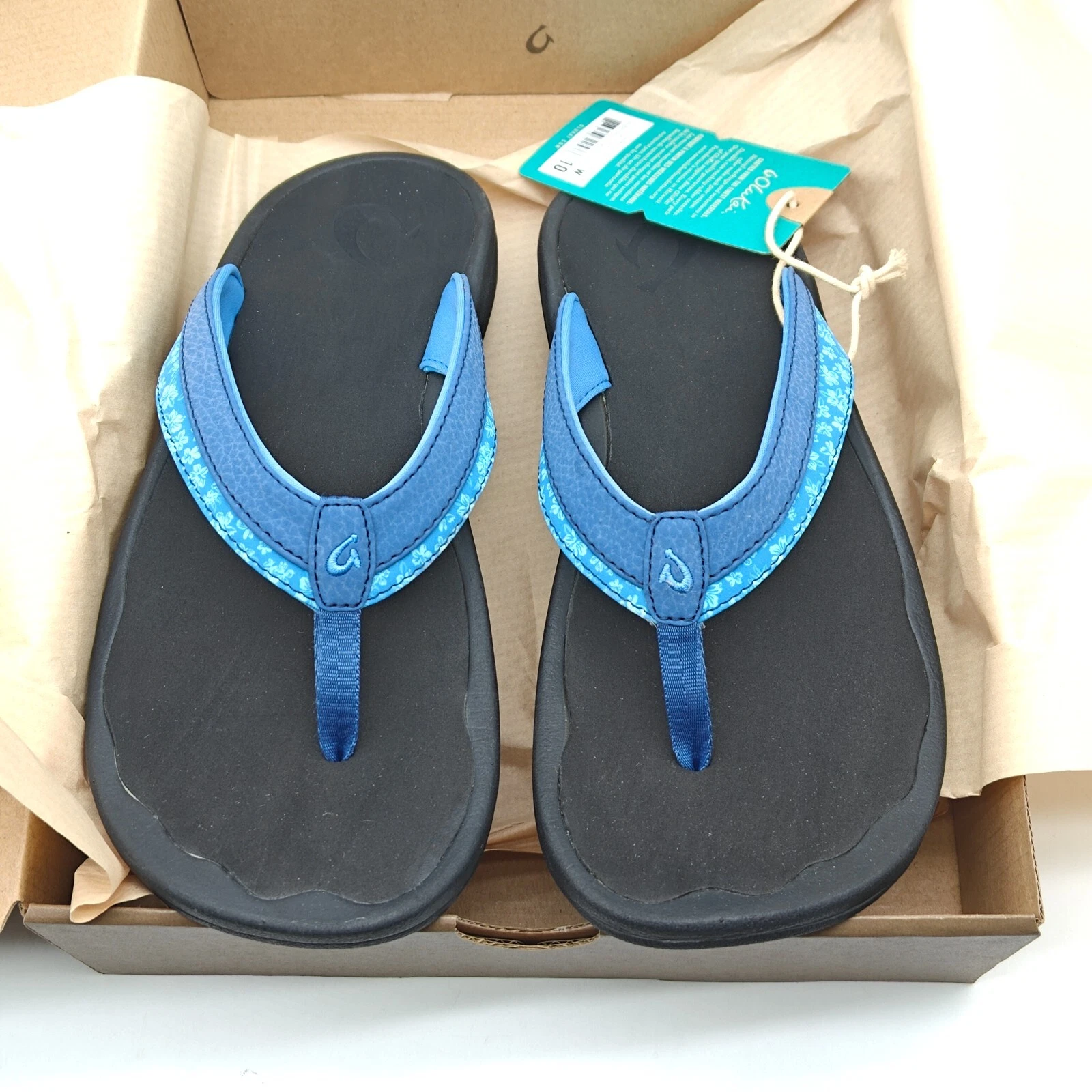OluKai Women's Ohana Koa 20368 Navy/Black Flip Flop Beach Sandals SZ 6/7/8/9/10
Opens in a new windo
