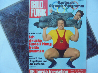 Bild u Funk 36/1972 TB:R.Carrell u. R.Mang/Tarzan Ron Ely u. R. Harmstorf!