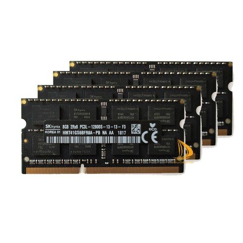 SK Hynix 4pcs 8GB 2RX8 DDR3 1600MHz PC3L-12800S 1.35V SODIMM Laptop RAM Memory $ - Picture 6 of 11
