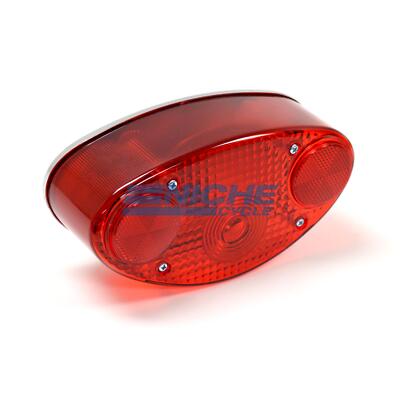 EMGO Replica Tail Light Brake Lens For Kawasaki Motorcycles - Replacement Lens