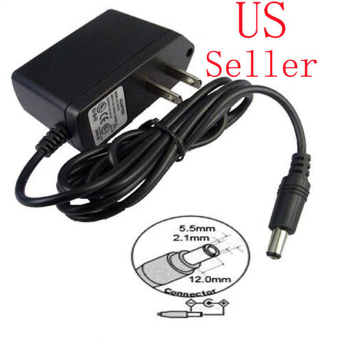 AC Converter Adapter DC 9V 1A Power Supply Charger US plug 5.5mm x 2.1mm 1000mA - Picture 1 of 1