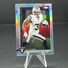 2025 Topps Chrome Football Raheem Mostert Refractor #182 Las Vegas Raiders