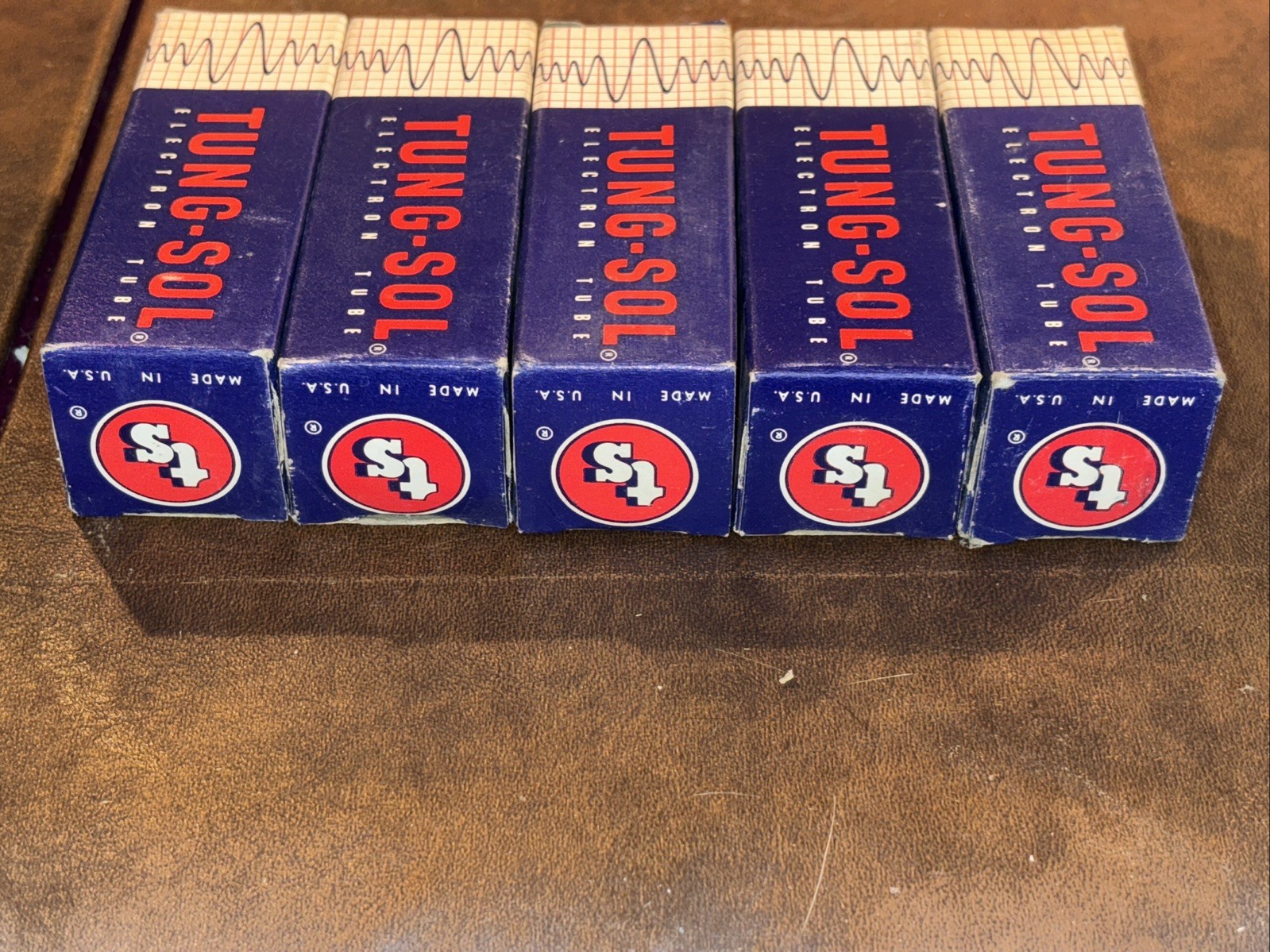 NOB -  Mixed Lot Of 9 - “Tung-Sol” Vacuum Electron Tubes Radio Amplifier Lot