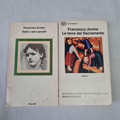 (Francesco Jovine) Alle meine Sünden + Die Länder des Sakraments Einaudi