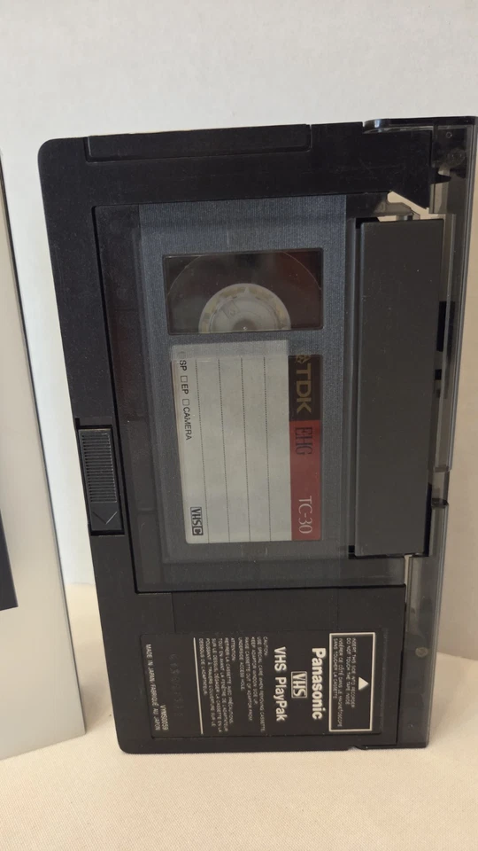 Adaptador Panasonic VHS PlayPak VYMWS0059 VHS-C a convertidor de casete VHS Foto 2 de 4