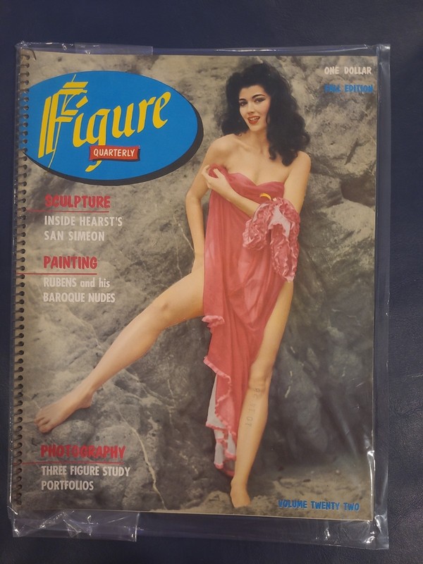 Figure Quarterly 1958 Betty Page, Bettie 70pgs Female Art Pinup Magazine 
