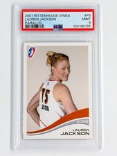 2007 Rittenhouse WNBA Parallel #P5 Lauren Jackson /333 PSA 9 Seattle Storm HOF
