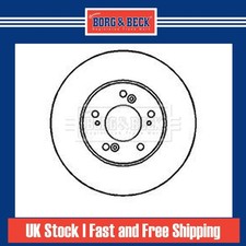 2x Brake Discs Vented For Honda Odyssey RA 2.3 Borg Front 45251SP0E01