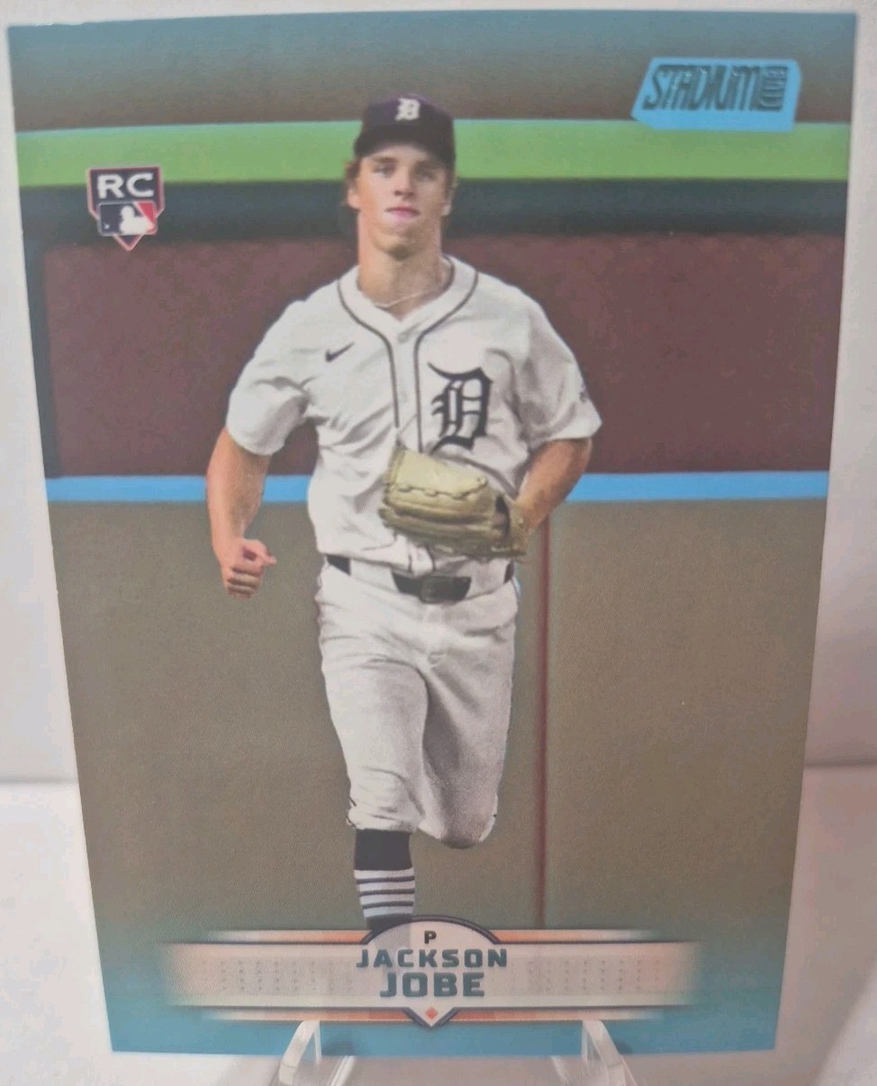 2025 Topps Stadium Club Light Blue SP #50 - Jackson Jobe (RC) Detroit Tigers