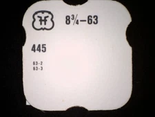 NOS Font #445 Setting Lever Spring / Set Bridge - Cal 63