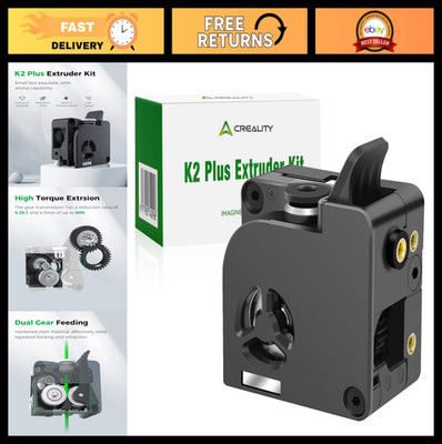 3D Printer Extruder Kit with Filament Break Sensor, Dual Gears, 80N Force, Smoot