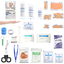 188Pcs First Aid Kit Refill - Extra Replacement Supplies, Loose Packed Restock S