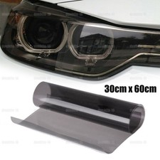 Light Black Car LED Headlight Tail Light Tint Film Sheet Sticker Accessories