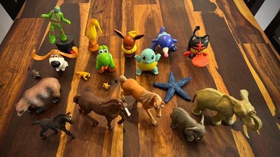 5 x  Schleich Tiere - Spielfiguren Sammlung - Pokemon, Yoshi & Dino (18 Teile)