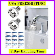 14 Pcs Sink Water Filter with Filter Elements Set, Universal Sink Faucet Filt...