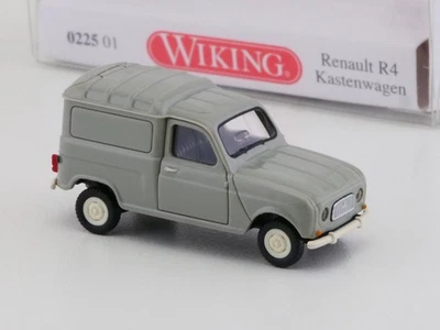 Wiking 022501 Renault R4 Kastenwagen grau 1:87 H0 wie NEU! OVP BL 1706-24-53 - Bild 1 von 4