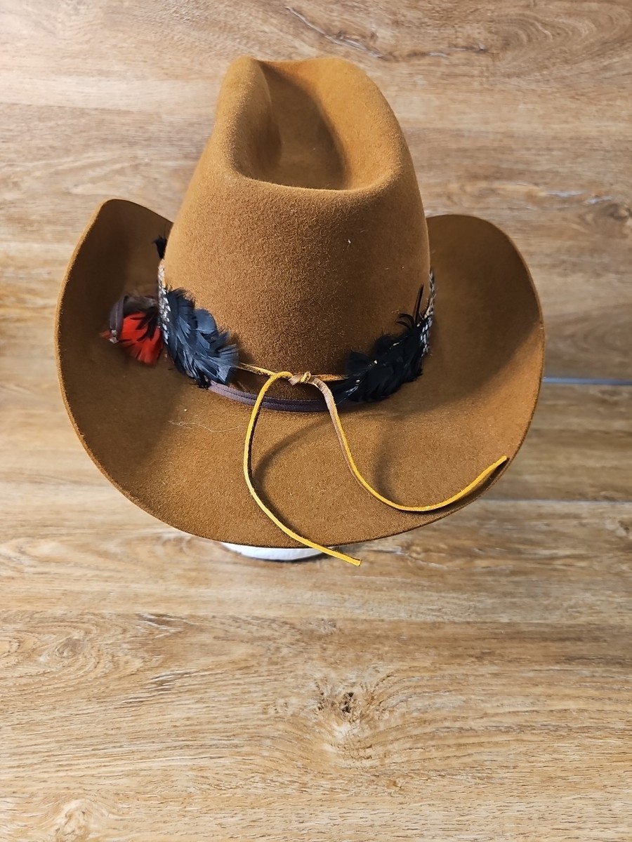 Thoroughbred Pedigreed Moleskin Finish Brown Cowboy Hat 10X  display picture 1