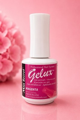 Mia Secret Gelux Gel Polish   MAGENTA   Soak-Off UV/LED Gel Nail Polish   0.5 fl