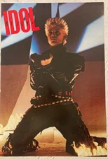 Billy Idol 1984 Poster Funky Kneeling T
