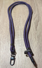Braided Camera Neck Strap Lanyard Quick Release Clip Carabiner Purple