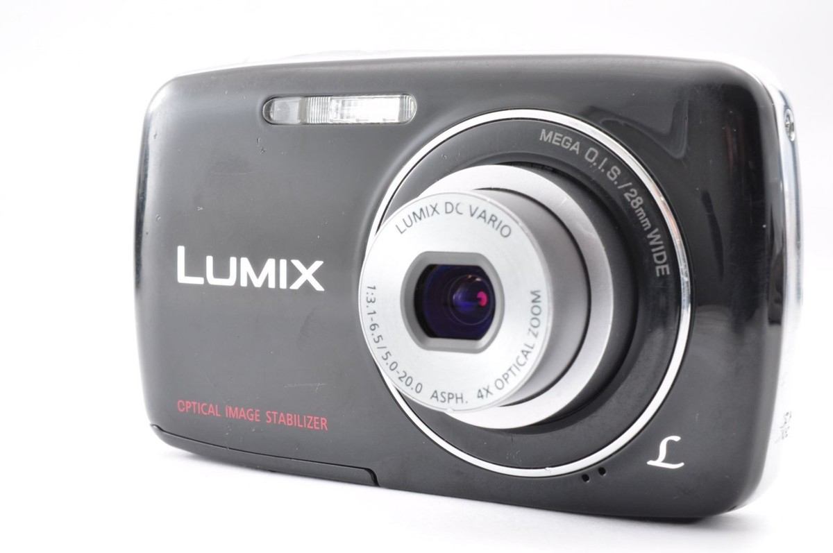 Panasonic LUMIX DMC-S1 Digital Camera Black Compact Tested Great