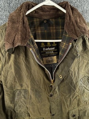 ジャケット・アウター Barbour Bedale Jacket A100 (C40 102CM) Barbour A100 Bedale Waxed Jacket Coat 40 Green Zip Up Classic