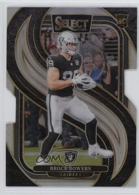 2024 Panini Select Premier Level Silver Prizm Die-Cut Brock Bowers #118 2s2