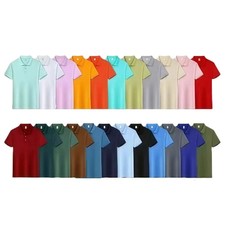 Summer Casual Sports Quick-drying Lapel Short-sleeved POLO Shirt Solid Color