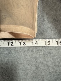 Cream Lace Corset Bustier Top Bra Y2K Lingerie Style Mesh Underwire Small