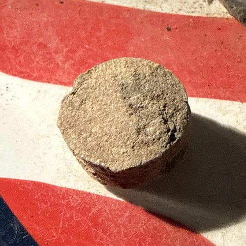 Dug Civil War 💥 🇺🇸 💣 Confederate Lead Cannonball Side Plug