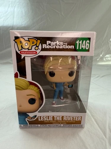 Funko Pop! Television: Parks and Rec - #1146 Leslie the Riveter - NIB