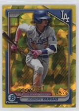 2024 Bowman Sapphire Edition Chrome Prospects Yellow 29/75 Joendry Vargas 0qw3