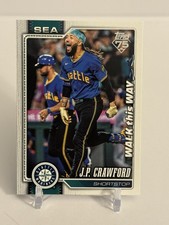 2026 Topps Series 1 CELEBRATIONS J.P. Crawford WALK THIS WAY SSP Mariners #156