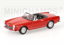 1/43 Alfa Romeo 2600 Spider Red Diecast Model with Display Stand - Missing Box a