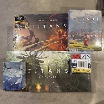 Go on Board Titans (Kickstarter Ed) Fields of Blood Rain of Fire 5th Player