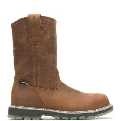 Men's Floorhand LX Waterproof Work Boot Construction, Sudan Brown, 12