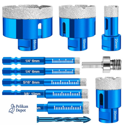 Diamantbohrer Fliesenbohrer Set 6mm 20 30 5