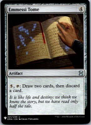 Emmessi Tome The List Reprints NM Normal