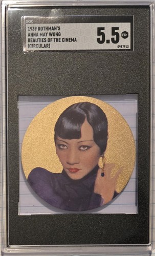 1939 Rothman's Beauties of The Cinema, Anna May Wong, SGC 5.5! Auction!