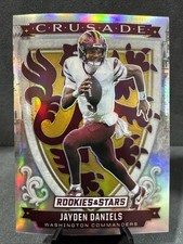 2025 Panini Rookies & Stars Crusade Jayden Daniels Silver Prizm #30 Commanders 