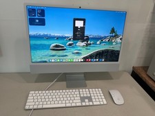 Apple iMac 24" 2024 M4 16GB RAM 256GB SSD 8-Core GPU Silver Excellent
